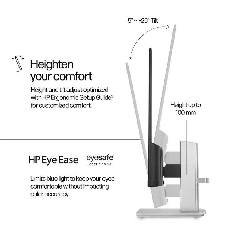 HP Monitor de sobremesa - Series 5 524sh - 24