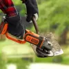 Amoladora angular Black & Decker BCG720N — inalámbrica 18V Li-Ion, disco de 12,5 cm, hasta 8600 rpm, 3 posiciones de agarre