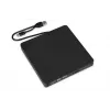 Unidad óptica IBOX IED03 DVD±RW USB 3.1 Gen1 (USB-C) Negra, Bandeja, 24x CD / 8x DVD