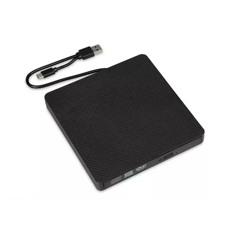 Unidad óptica IBOX IED03 DVD±RW USB 3.1 Gen1 (USB-C) Negra, Bandeja, 24x CD / 8x DVD