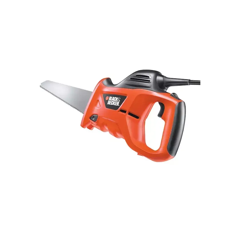 Sierra de arco Black & Decker KS880EC-QS – sierra de arco, longitud de hoja 23,9 cm, mango ergonómico, naranja