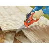 Sierra de arco Black & Decker KS880EC-QS – sierra de arco, longitud de hoja 23,9 cm, mango ergonómico, naranja