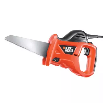 Sierra de arco Black & Decker KS880EC-QS – sierra de arco, longitud de hoja 23,9 cm, mango ergonómico, naranja