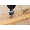 Atornillador de arranque Wolfcraft 2544000, vástago hexagonal, acero para herramientas, para metales no férricos, avellanado a 90°, incluye llave Allen