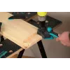 Herramienta de montaje Wolfcraft Dübelmeister para tacos 6/8/10 mm, grosor de placa 1,2–30 mm, plástico/acero, negro