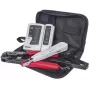Kit de herramientas de red INTELLINET 4 piezas — herramienta de inserción, crimpadora, comprobador de cables de red, negro
