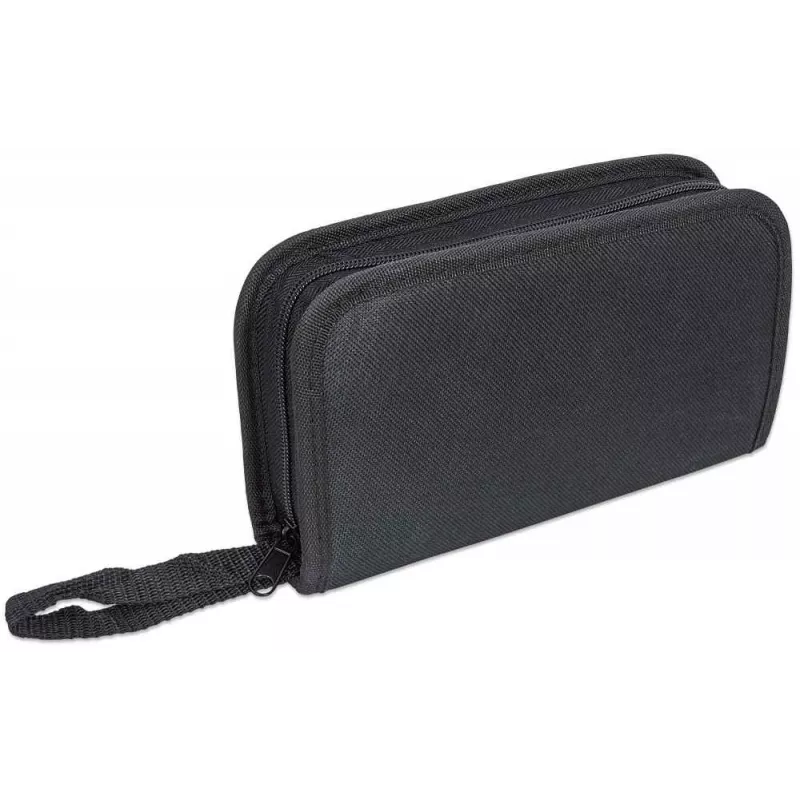 Kit de herramientas de red INTELLINET 4 piezas — herramienta de inserción, crimpadora, comprobador de cables de red, negro