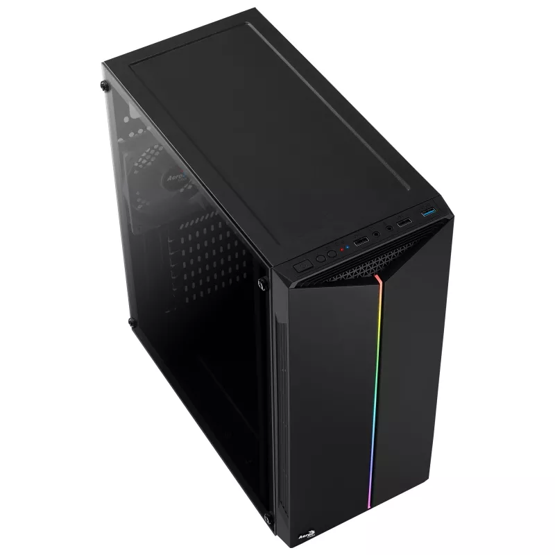Aerocool Split torre Midi negra