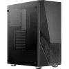 Aerocool PGS Zauron FRGB-G-BK-v1 caja de PC gaming Midi Tower, ATX/micro-ATX/Mini-ITX, vidrio templado, FRGB, negra