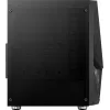 Aerocool PGS Zauron FRGB-G-BK-v1 caja de PC gaming Midi Tower, ATX/micro-ATX/Mini-ITX, vidrio templado, FRGB, negra