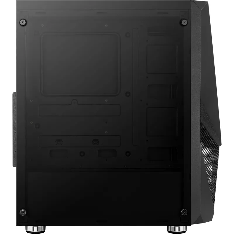 Aerocool PGS Zauron FRGB-G-BK-v1 caja de PC gaming Midi Tower, ATX/micro-ATX/Mini-ITX, vidrio templado, FRGB, negra