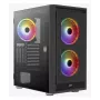 Aerocool PGS Graphite-G-BK-v2 FRGB caja de PC Midi Tower, ATX, negra