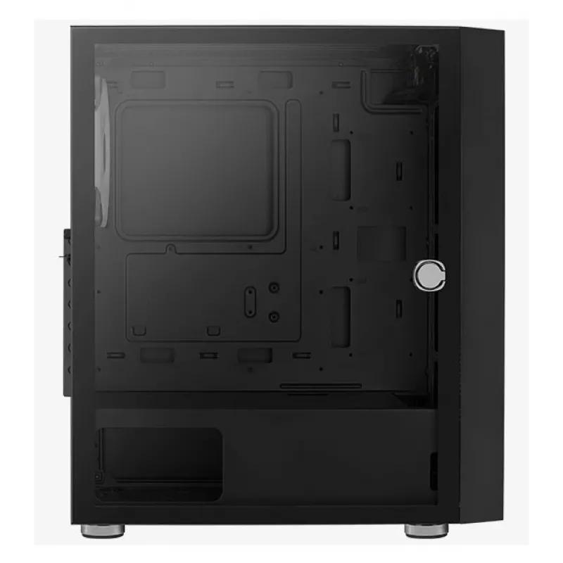 Aerocool PGS Graphite-G-BK-v2 FRGB caja de PC Midi Tower, ATX, negra