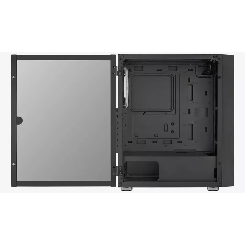 Aerocool PGS Graphite-G-BK-v2 FRGB caja de PC Midi Tower, ATX, negra