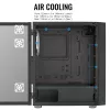Aerocool PGS Graphite-G-BK-v2 FRGB caja de PC Midi Tower, ATX, negra