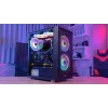 Aerocool PGS Graphite-G-BK-v2 FRGB caja de PC Midi Tower, ATX, negra