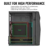 Aerocool PGS Raider Mini-G-BK-v3 caja de PC, negra