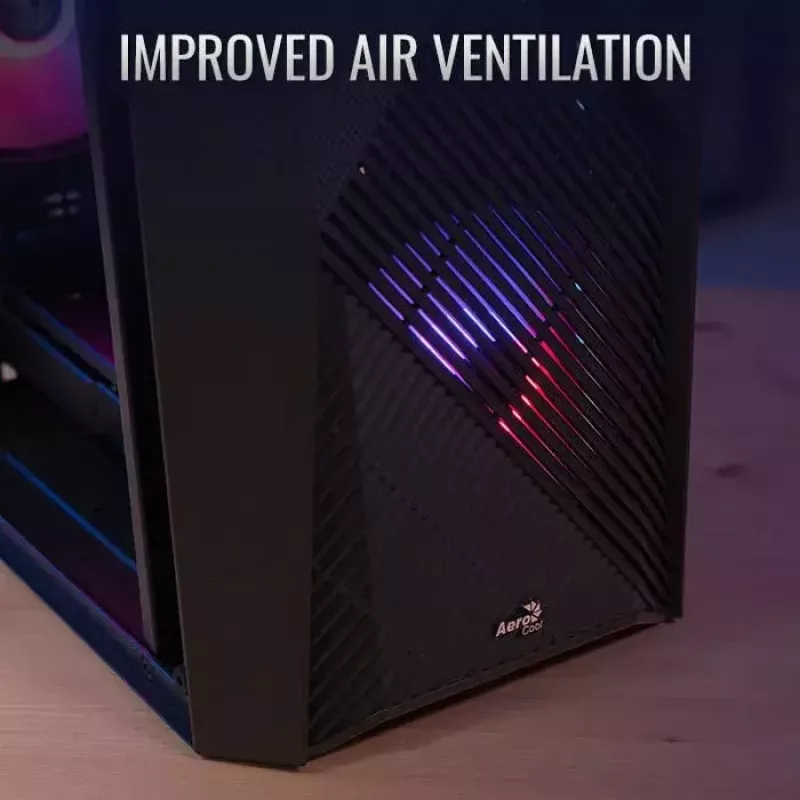 Aerocool PGS Raider Mini-G-BK-v3 caja de PC, negra