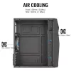 Aerocool PGS Raider Mini-G-BK-v3 caja de PC, negra