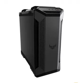 Caja de PC ASUS TUF Gaming GT501 torre Midi — negra, compatible con ATX/Micro‑ATX/Mini‑ITX/E‑ATX, 3x120mm delante, 1x140mm detrás, GPU 42 cm, disipador de CPU 18 cm