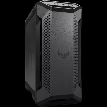 Caja de PC ASUS TUF Gaming GT501 torre Midi — negra, compatible con ATX/Micro‑ATX/Mini‑ITX/E‑ATX, 3x120mm delante, 1x140mm detrás, GPU 42 cm, disipador de CPU 18 cm