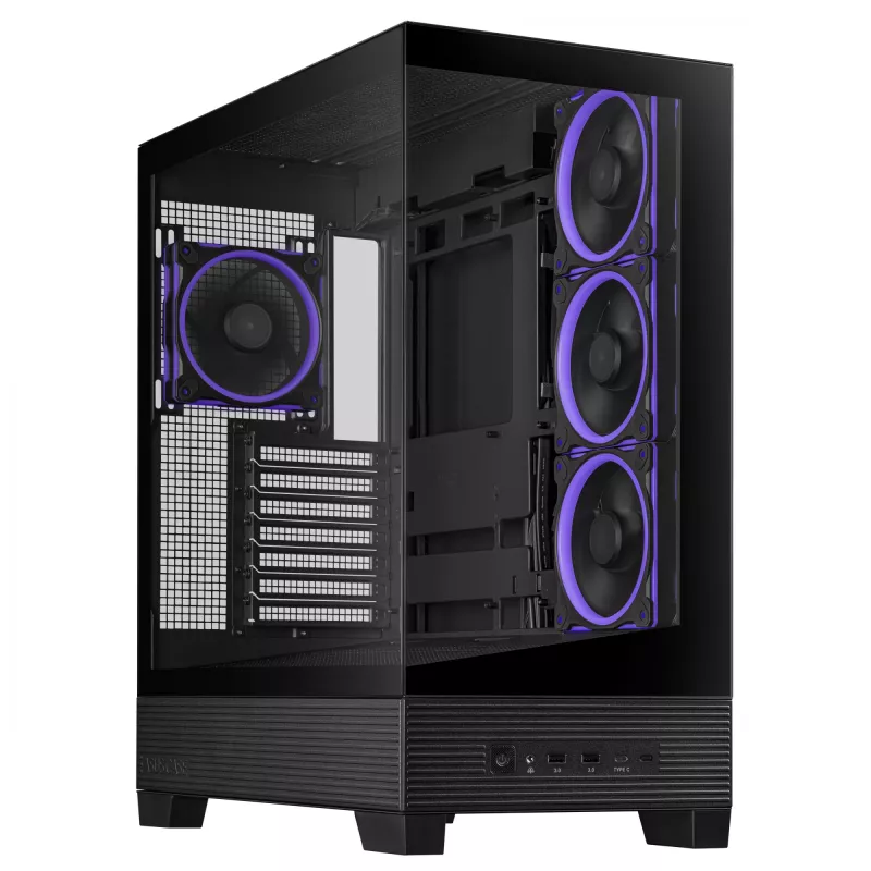 ASUS A31 Plus TG ARGB NEGRO torre Midi