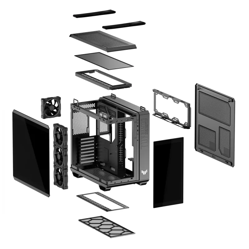 ASUS TUF GAMING GT502 Horizon TG ARGB negro torre Midi