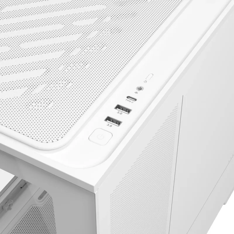 ASUS PRIME AP202 ARGB torre Midi blanco