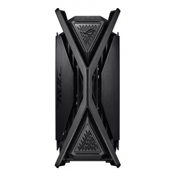 Caja de PC ASUS ROG Hyperion GR701 BTF Edition torre — negra, cristal templado, compatible con E-ATX/ATX/microATX, GPU 46 cm, radiador superior 420 mm