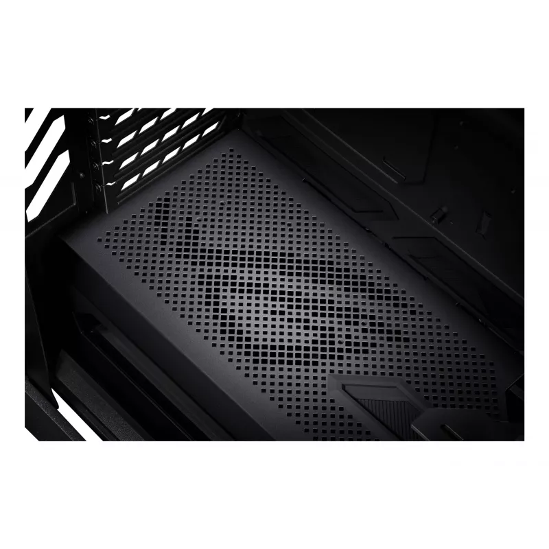 Caja de PC ASUS ROG Hyperion GR701 BTF Edition torre — negra, cristal templado, compatible con E-ATX/ATX/microATX, GPU 46 cm, radiador superior 420 mm