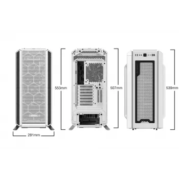 Caja de PC be quiet! Silent Base 802 Window White Midi Tower