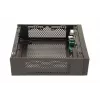 Caja de PC CHIEFTEC IX-01B-OP Small Form Factor SFF Mini-ITX, 1 bahía de 3,5 pulgadas, acero, negra