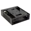 Caja de PC CHIEFTEC IX-01B-OP Small Form Factor SFF Mini-ITX, 1 bahía de 3,5 pulgadas, acero, negra