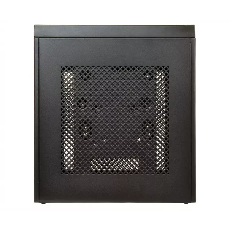 Caja de PC CHIEFTEC IX-01B-OP Small Form Factor SFF Mini-ITX, 1 bahía de 3,5 pulgadas, acero, negra