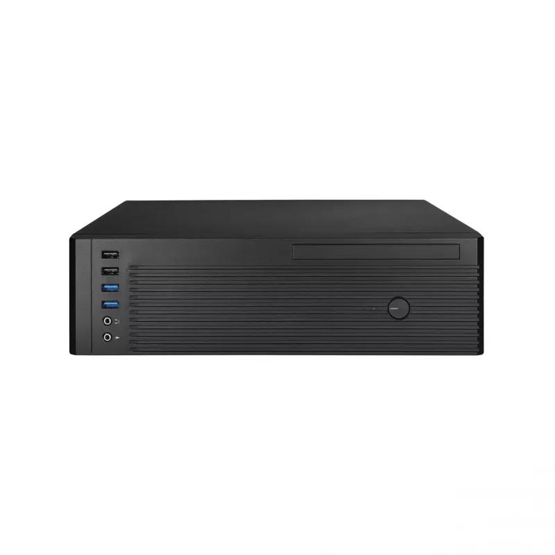 Chieftec UNI Series BE-10B-300 caja de PC Small Form Factor, microATX/Mini-ITX, con fuente TFX de 300 W incluida, 2x USB 3.2 Gen 1, 2x USB 2.0, negra