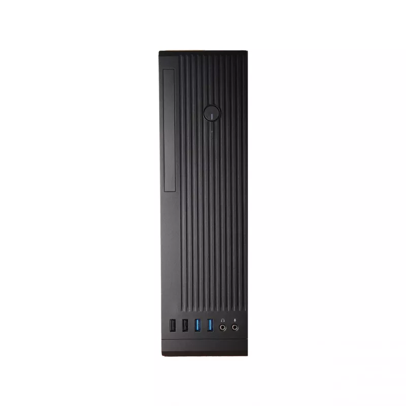 Chieftec UNI Series BE-10B-300 caja de PC Small Form Factor, microATX/Mini-ITX, con fuente TFX de 300 W incluida, 2x USB 3.2 Gen 1, 2x USB 2.0, negra