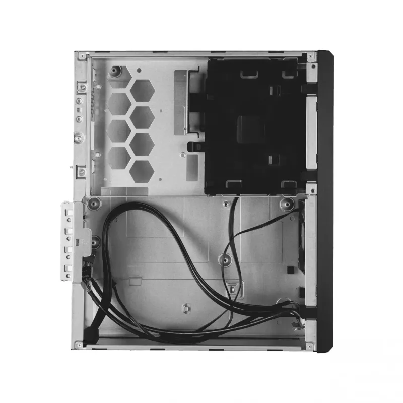 Chieftec UNI Series BE-10B-300 caja de PC Small Form Factor, microATX/Mini-ITX, con fuente TFX de 300 W incluida, 2x USB 3.2 Gen 1, 2x USB 2.0, negra