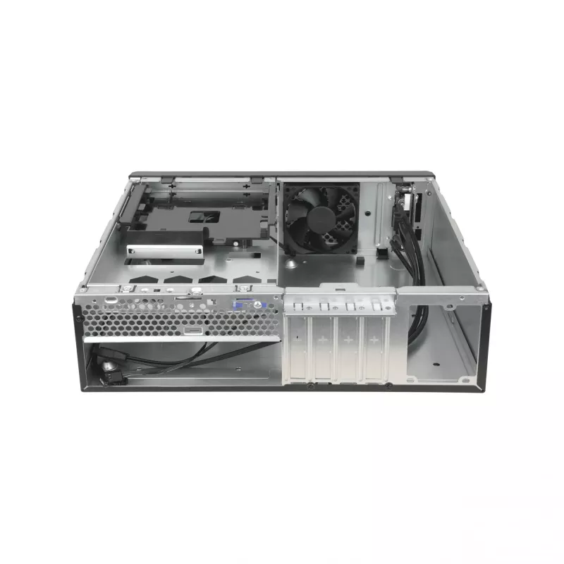 Chieftec UNI Series BE-10B-300 caja de PC Small Form Factor, microATX/Mini-ITX, con fuente TFX de 300 W incluida, 2x USB 3.2 Gen 1, 2x USB 2.0, negra
