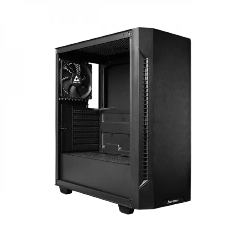 Caja de PC CHIEFTEC AS-01B-OP torre Full ATX, compatible con GPU de hasta 320 mm, altura de disipador de CPU 170 mm, 2 bahías de 3,5 pulgadas + 2 de 2,5 pulgadas, USB 3.2 Gen1