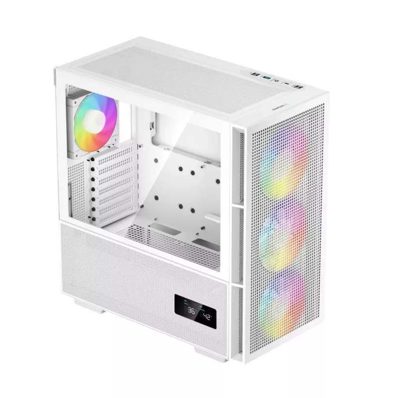 Caja DEEPCOOL CH560 DIGITAL WH torre Midi - blanca