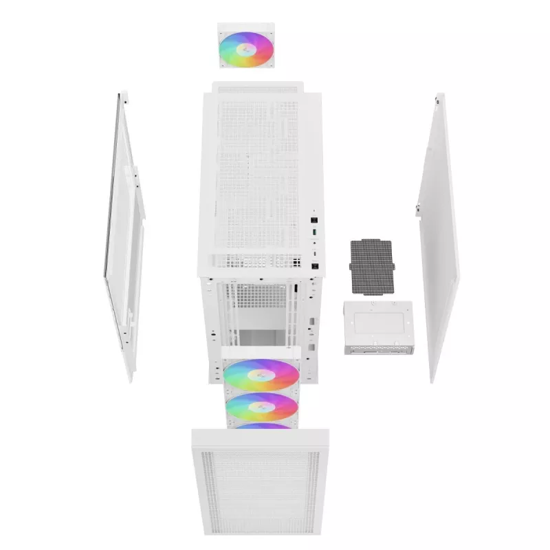 Caja DEEPCOOL CH560 DIGITAL WH torre Midi - blanca