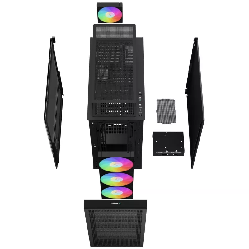 Caja DEEPCOOL Ch560 Digital torre Midi - negra