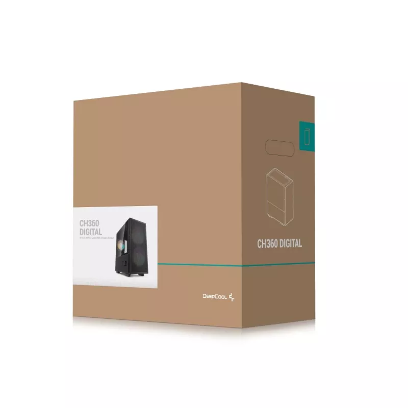 Caja DEEPCOOL Ch360 Digital torre Micro – negra