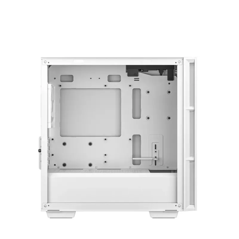DeepCool CH360 caja de PC Micro-ATX, vidrio templado, sin fuente de alimentación, blanca