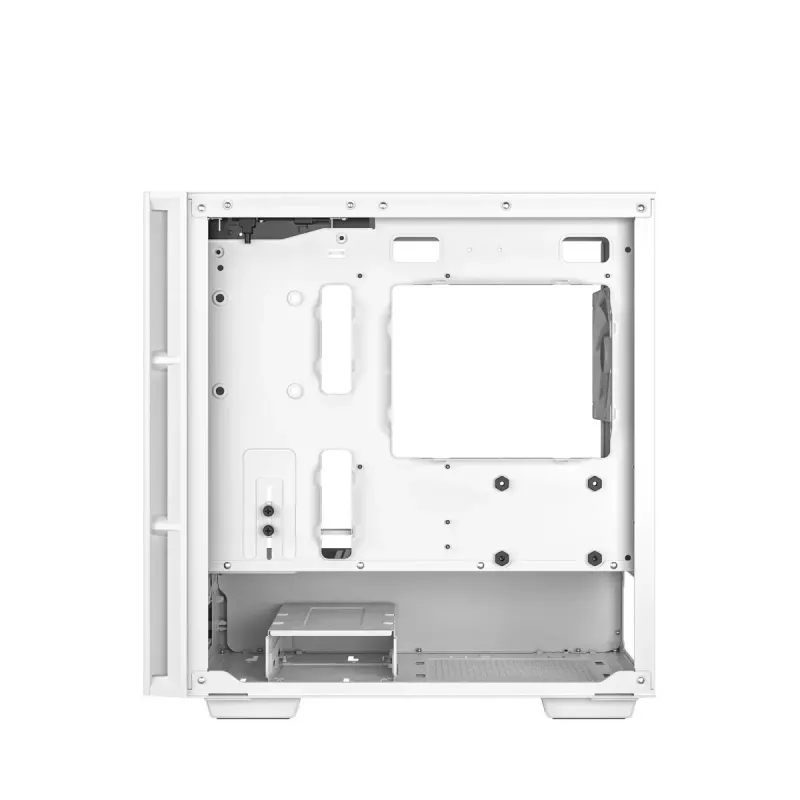 DeepCool CH360 caja de PC Micro-ATX, vidrio templado, sin fuente de alimentación, blanca