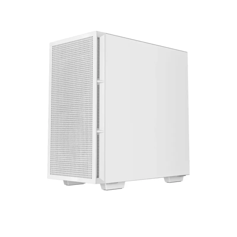 DeepCool CH360 caja de PC Micro-ATX, vidrio templado, sin fuente de alimentación, blanca