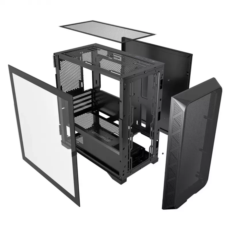 Caja de PC Gembird CCC-FC-MK200 caja ATX negra
