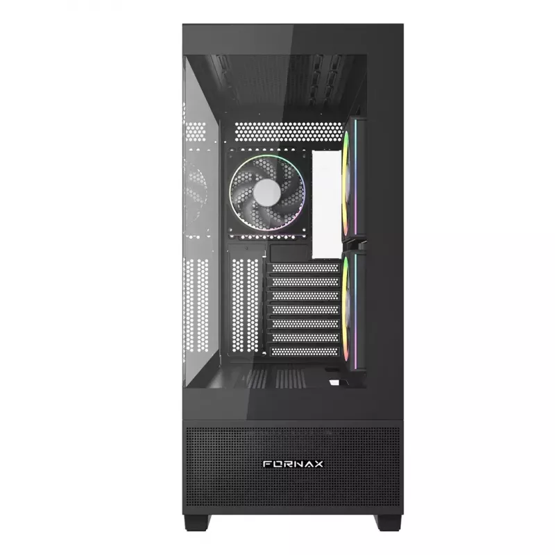 Caja de PC GEMBIRD Fornax X550, ATX, negra