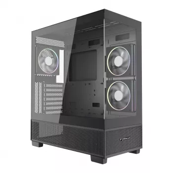 Caja de PC GEMBIRD Fornax X550, ATX, negra