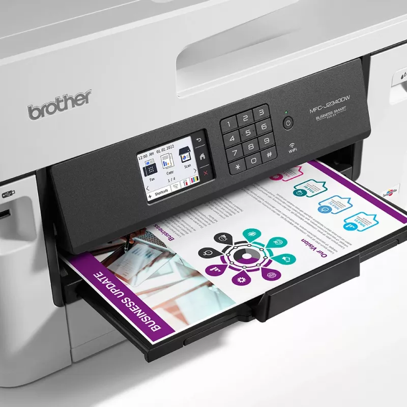 Impresora multifunción Brother MFC-J2340DW inyección de tinta color – A3, dúplex, Wi‑Fi, ADF 50, 1200x4800 dpi